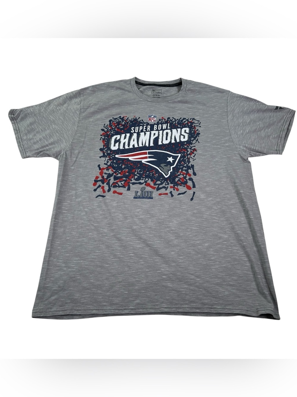 Fanatics NFL New England Patriots Super Bowl LIII Champions T-Shirt Men’s XL